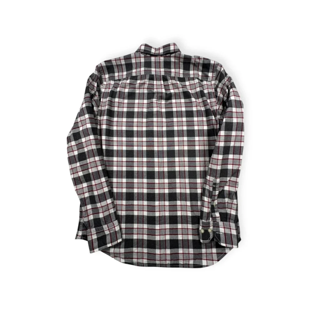 Banana Republic 's Camden‎ Fit Shirt - Red, White, and Black Long Sleeve Size M